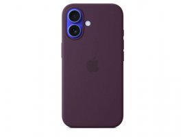  Maskica APPLE za iPhone 16, Silicone Case with MagSafe, Plum (myy43zm/a)