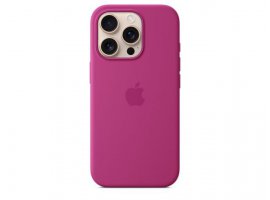  Maskica APPLE za iPhone 16 Pro, Silicone Case with MagSafe, Fuchsia (Seasonal) (myyn3zm/a)