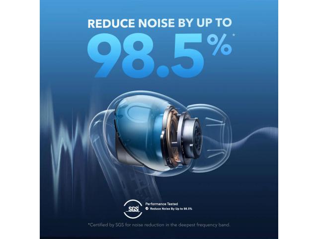 Anker Soundcore Liberty NC reduce noise by up to 98.5%